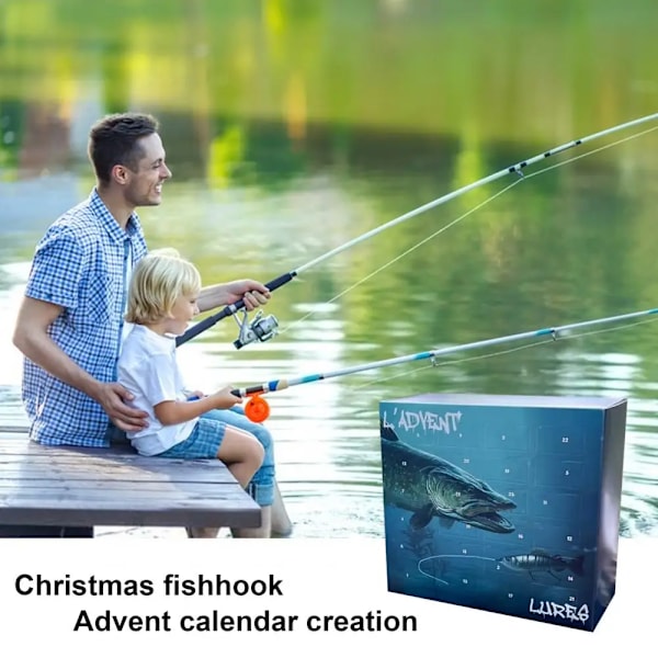 Fiske Lure Advent Kalender 2024 Fiske Jul Nedtelling