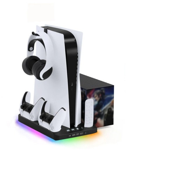 P58 P5 jalusta jäähdytys asema RGB valo jäähdytys tuuletin kaksois ohjain laturi