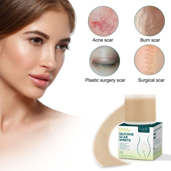 Silikone ar ark plaster smertefri ar reparation tape rulle effektiv ar fjernelse strimler