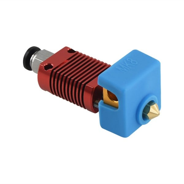 Monterad Extruder Hot End Kit for Ender 3 CR10 Printer 1,75mm 0,4mm Munstycke Aluminium Värme Block 3d Skrivare Tillbehör