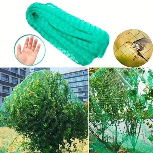 Hage netting grønn vevd nett beskytt planter frukt blomster trær stretch gjerde holdbart nett