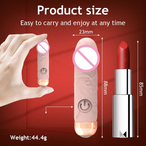 10 Speed Mini Bullet Vibrator Klitoris G Spot Vibration Stimulator Vagina Onani Dildo Massager