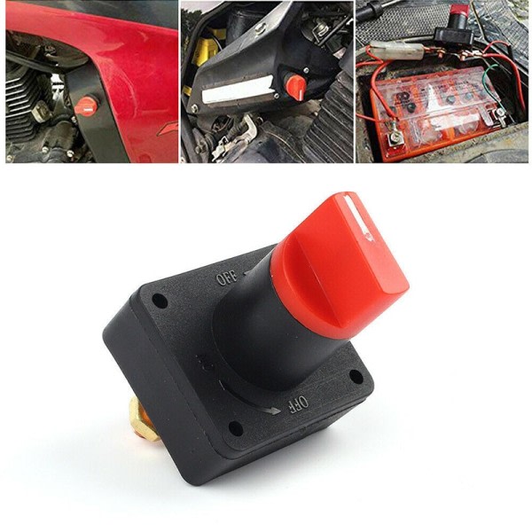 Universal Auto Bil Batteri Isolator Switch 12V 36V 24V Main Strøm Isolering Frakobler Kutt Av Kill Switch