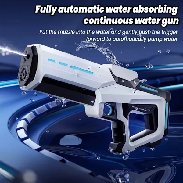 Vatten pistol induktion vatten absorberande högteknologi spray pool utomhus strand vatten kamp leksak