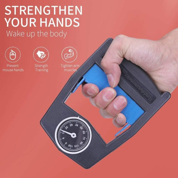 130 kg/287lbs Hand Grip Power Measurement Professional Grip Strength Dynamometer