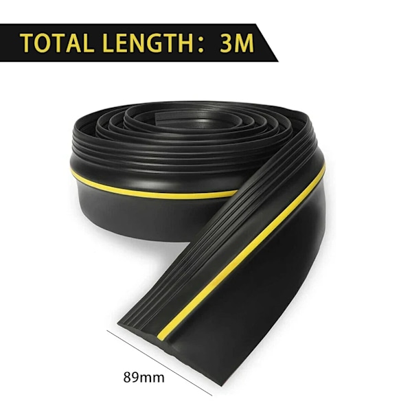 3 meter garage dörr botten tätning väder avisolering PVC gummi tätning remsa