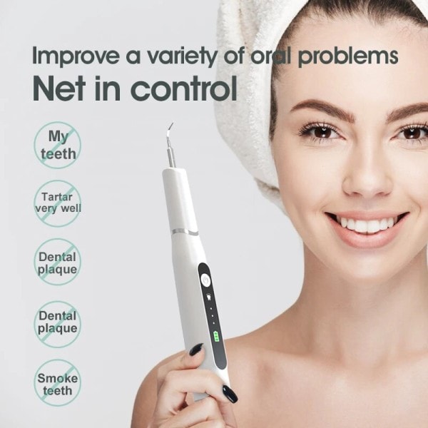 LCD Ultralyd Elektrisk Tand Scaler Dental Hygiejne Calculus Scaler Hviding Oral Tand Tandsten Fjerner Plet Tænder Renser