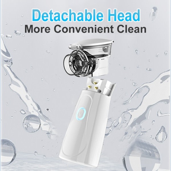 Bærbar Nebulizer Inhalator Voksen Børn Mini Silent Steam Nasal Fugter Inhalator Værktøj