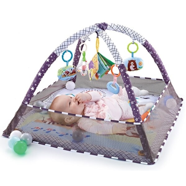 Baby fitness ramme gutter og jenter krypende spill teppe