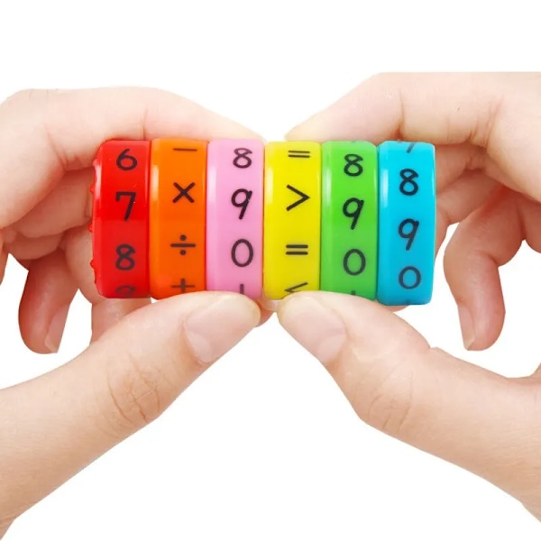 Gör-det-själv Matte block Perfekt Födelsedag present för pojkar och flickor - Förskola Lärande Räkna & Matematik Verktyg