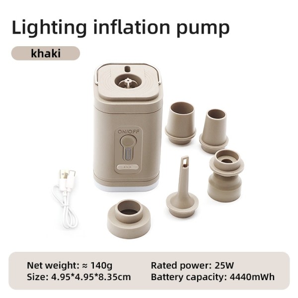 Elektrisk luft pumpe bærbar trådløs luft kompressor inflator pumper