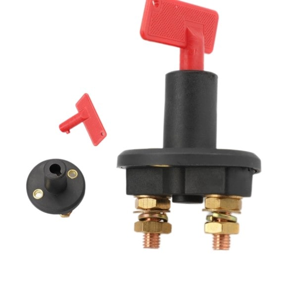 300A 12V Röd Knyt Klipp Av Döda Batteri Switch Huvud Fordon Modifierad Isolator Frånskiljare Bil Strömbrytare