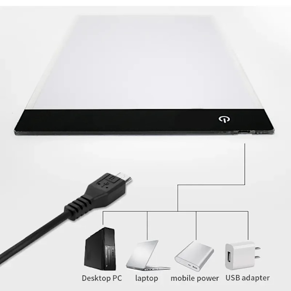 A3 LED Kopiering Bord Barn Tegne Tavle