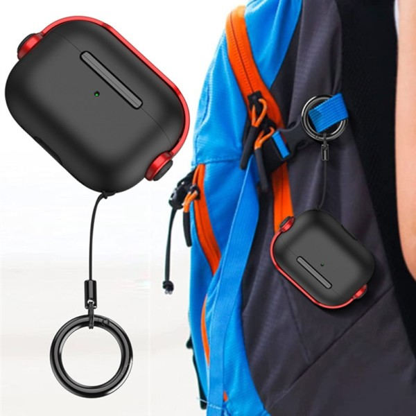 Airpods Pro 2 Case 2 Generation 2022 Med lanyard Clasp Creative Hovedtelefon Låsning Øretelefon cover