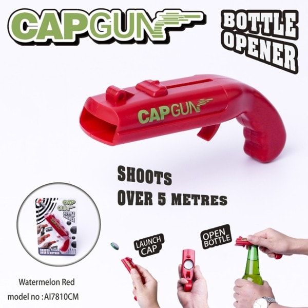 Creative tölkin avaaja jousi korkki katapultti laukaisin ase muoto tanko työkalu juoma aukko ampuja olut pullo avaaja