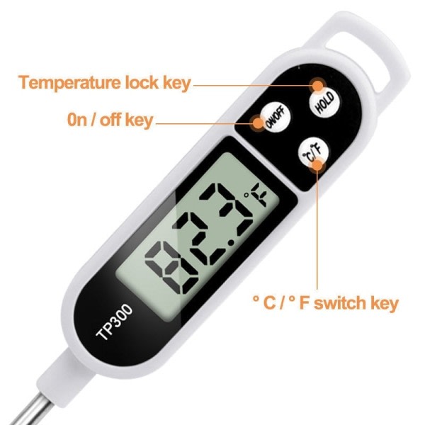 Mad termometer TP300 digitalt køkken termometer til kød madlavning mad  sonde grill elektronisk ovn køkken værktøj 500f | Fyndiq
