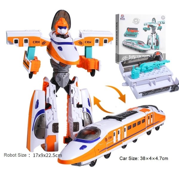 Anime tog transformasjon robot hot salg deformert mekanisk modell leker barn action figur