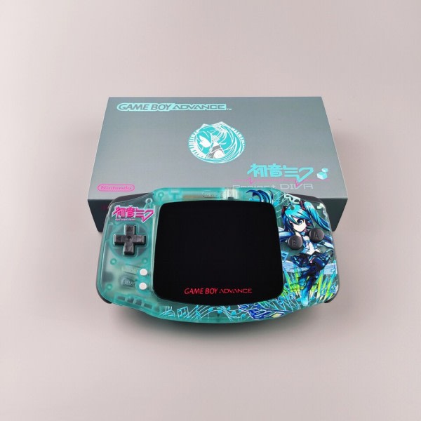 Advance Anime Figures Hatsunes Mikus Handheld Game Console Highlight Färg Display SP Leksaker