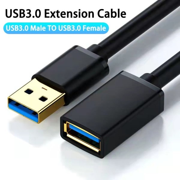 USB3.0 förlängning kabel för smart tv PS4 Xbox One SSD USB till USB kabel förlängare data sladd mini USB3.0 2.0 förlängning kabel
