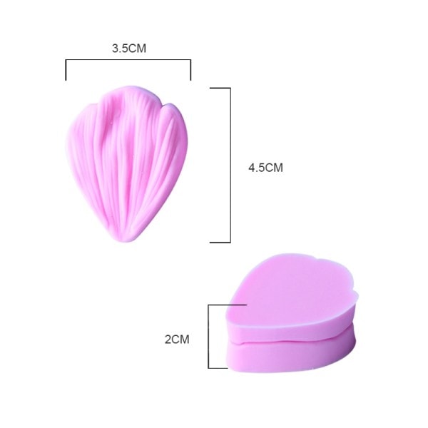Daisy Blomma Kronblad Präglade choklad fondant kaka form