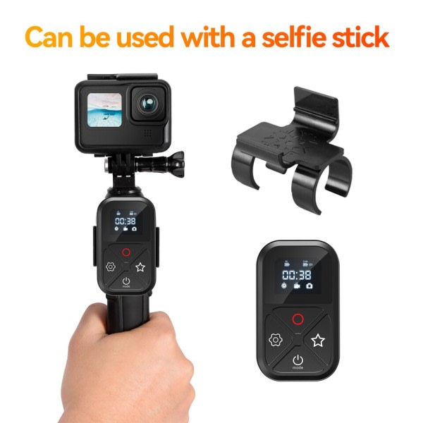 Bluetooth Fjernbetjening Kontrol For GoPro Hero Med Håndled Strop Til Smart Telefon Action Kamera Tilbehør