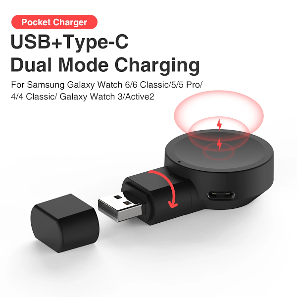 Telakka laturi sovitin langaton USB lataus kaapeli johto teline Samsung Galaxy kello 6 kello5 Pro kello 5 kello 4