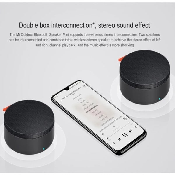 Bärbar Bluetooth 5.0 Högtalare Stereo Bas Mini Trådlös Musik Högtalare