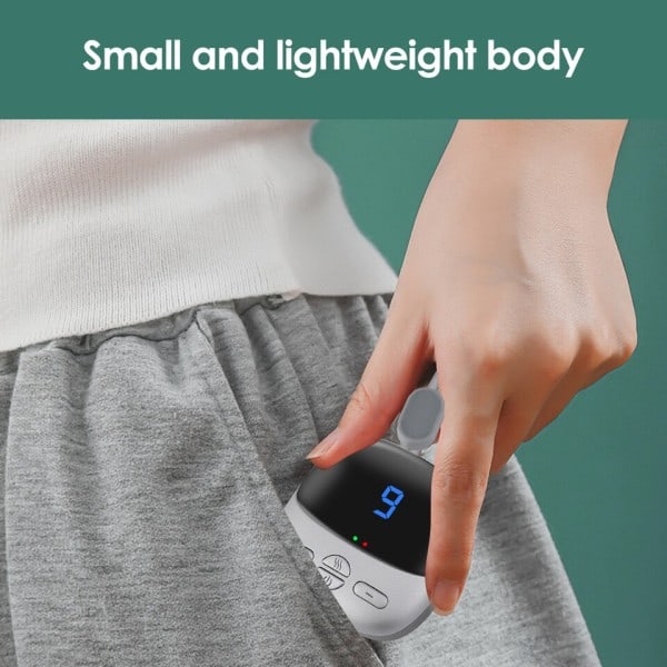 Puls Nakke Massager Varme Smertelindring Trådløs Intelligent Deep Tssue Trigger Point Massage