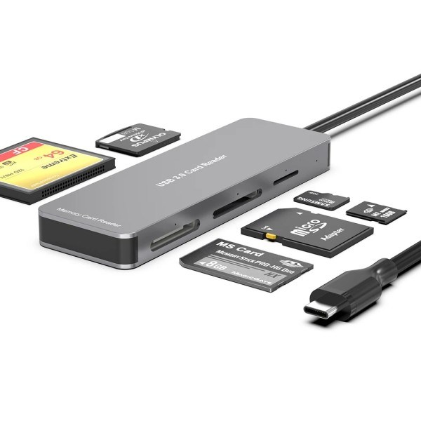 Typ C Card Reader 5 in 1 USB C to CF XD MS Micro SD M2 TF Memory Card Reader