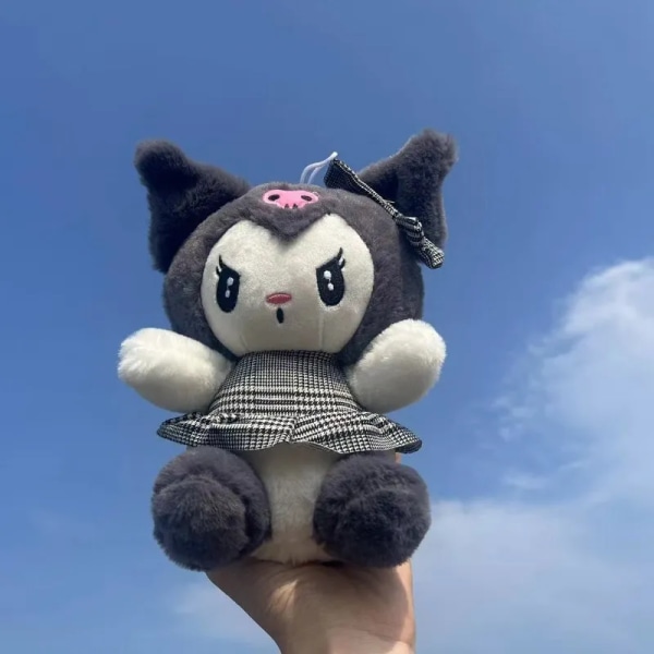 Kawaii 25 cm Jade Hund Kuromi Dressing Dukke Dukke Plysj Leketøy Fylte Dyr Patung Dukker