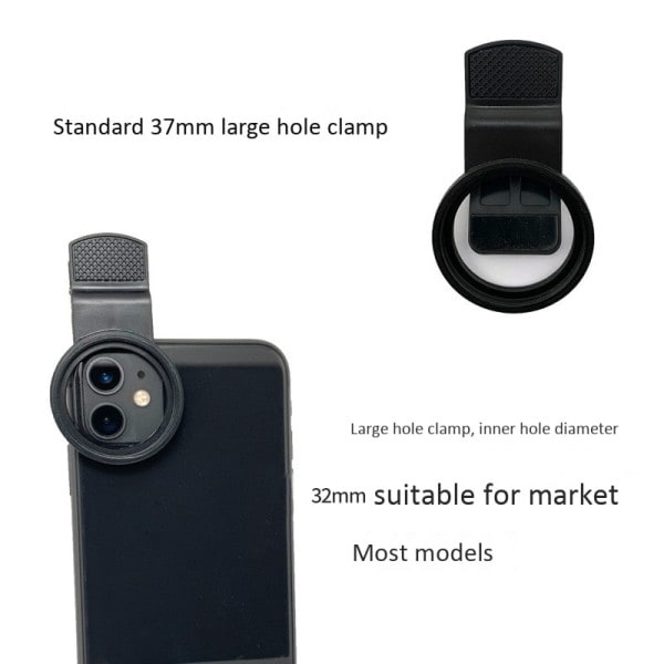 Akvarium linse fisk tank telefon kamera linse filter 4 i 1 makro linse
