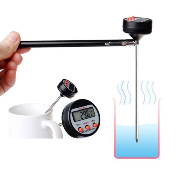 Digital Termometer Temperatur Måler Detektor med Probe Sensor