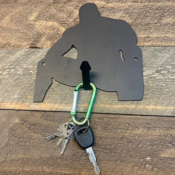 Metal Barry Wood Nøgle Holder Krog Voksen Sjov Kreativ Væg Hængende Soveværelse Dør Nøgle Hængende