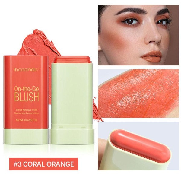 Flydende Kind Blush Ansigtsbehandling Nurishing Blush Gel Cream Natural Vandproof Multi-purpose Eye Shadow