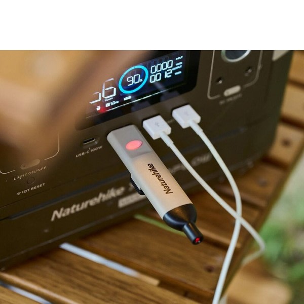 Camping Vind Rep Ljus Vattentät USB Atmosfär Ljus