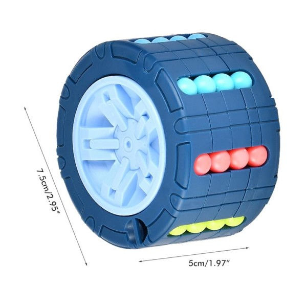3D Sylinteri Kuutio Lelu Magical Bean Gyro Kierrä Slide Puzzle Pelit Live Stressiä lapsille