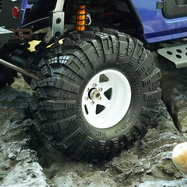 Mud Terreng Hjul Dekk for  RC Crawler Car Axial Pro Capra