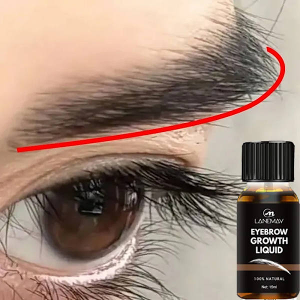 Ingefära Ögonbryn Growth Serum Ögonbryn Ögonfransar Lift Enhancer Essence Återväxt Hår Eteriska oljor