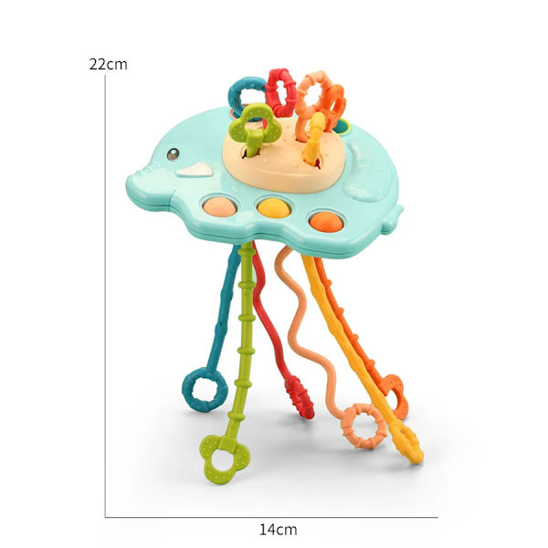 Baby Legetøj Måneder Roterende Ramle Kugle Gribning Aktivitet Baby Udvikling Legetøj Silicone Biring