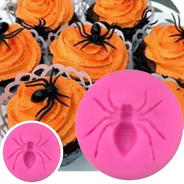 Spider Shape Fondant kakku Silikoni muotti