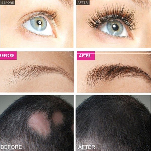 Ingefära Ögonbryn Growth Serum Ögonbryn Ögonfransar Lift Enhancer Essence Återväxt Hår Eteriska oljor