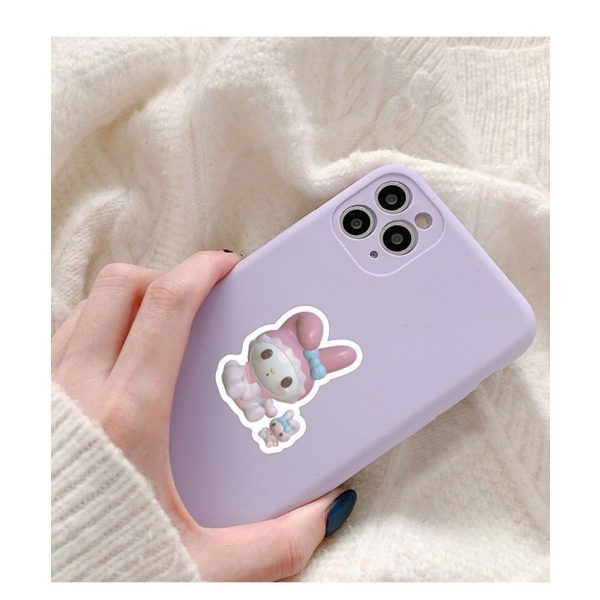 50 kpl 3D stereoskooppinen Sanrio tarra sarjakuva söpöt tytöt koriste vedenpitävät anime tarrat