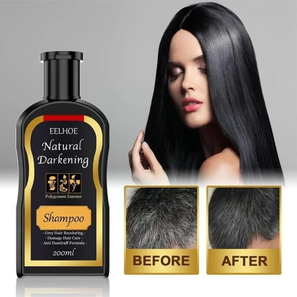 200ml Polygonum multiflorum musta hiukset shampoo 5min shampoo musta yrtti