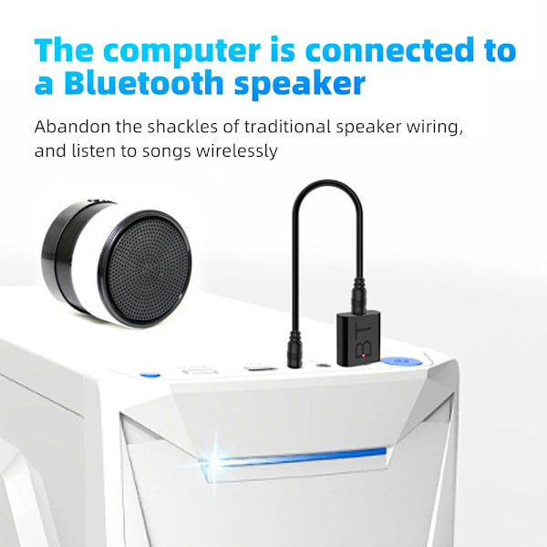 USB Bluetooth Mottagare Sändare Bil Bluetooth 5.0 Ljud Adapter