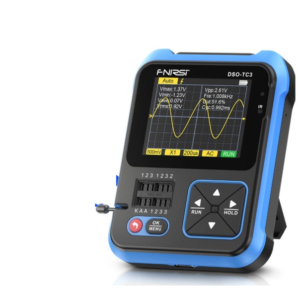 Digital oscilloskop Transistor Tester Funktion Signal Generator 3 in 1 Multifunktion Elektronisk Komponent Tester