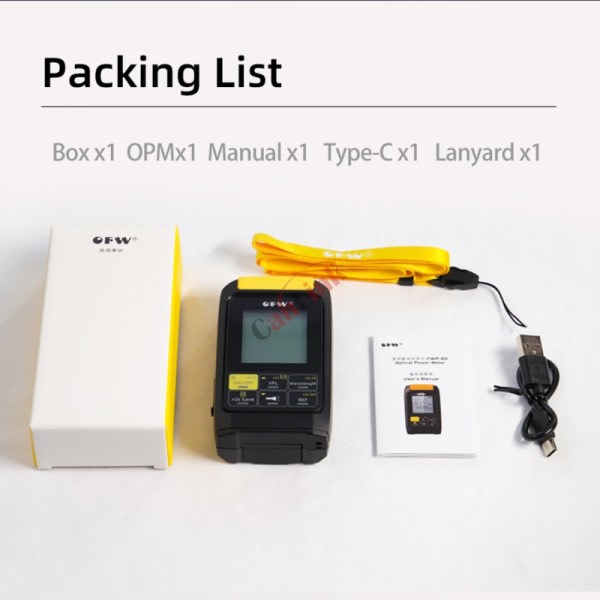 Mini 4 i 1 Optisk Power Meter FTTH Optisk Fiber Netværk Kabel Test tester Visuel Fejl Locator