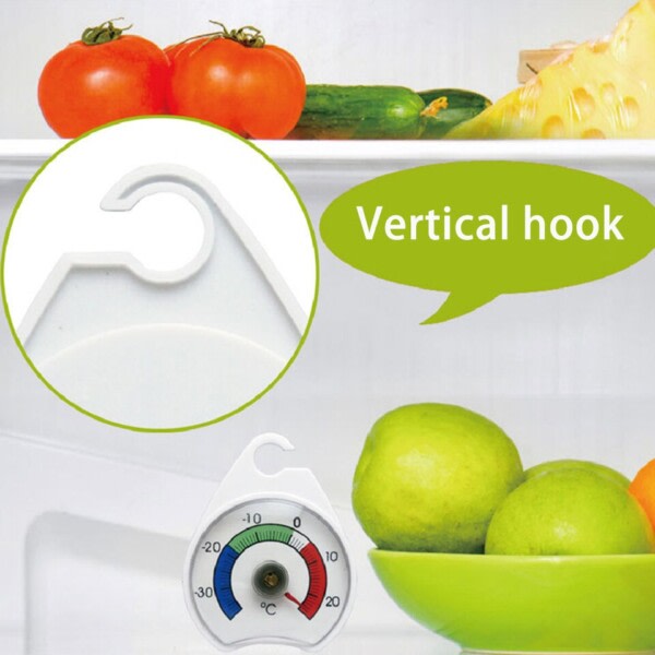 Hållbar Frys Övervakning Termometer med krok indikator Hängande temperatur