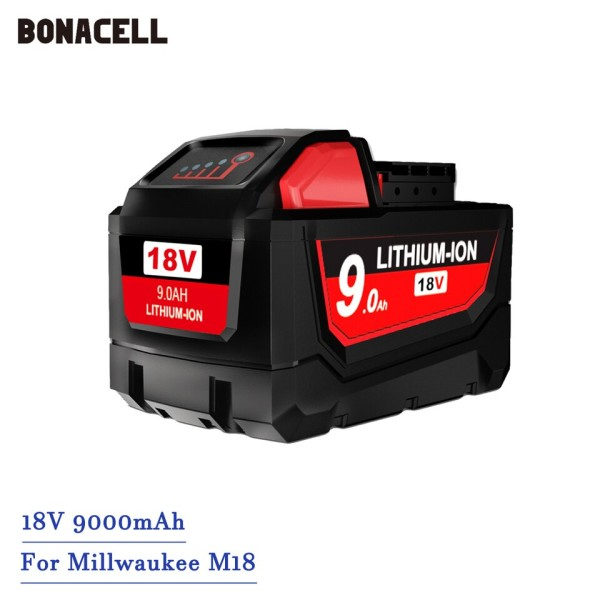 18V För Milwaukee M18 Batteri M18B6 XC 7.0 Ah Li-Ion 48-11-1860 48-11-1852 Eller Laddare