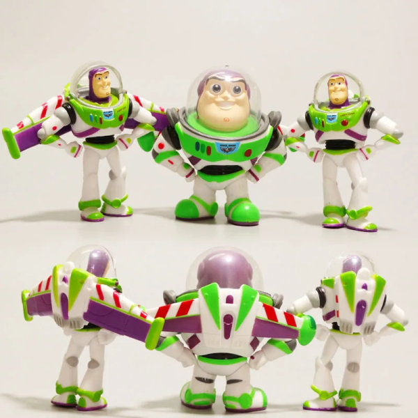 Toy Story Buzz Lightyear Strawberry Bear Action Figures Desktop Ornament