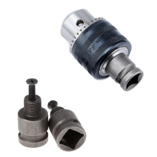 1/2'' Drill Chuck Adaptor For Støtnøkkel Konvertering 1/2-20UNF med 1 Pc Screw 87HB